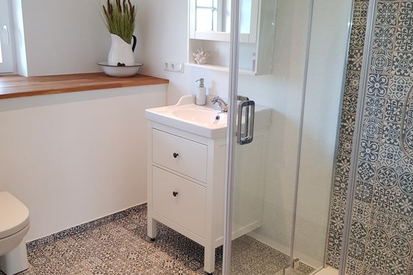  Min leev Katen Poppenbüll,Osterhever,Tetenbüll - Dusche