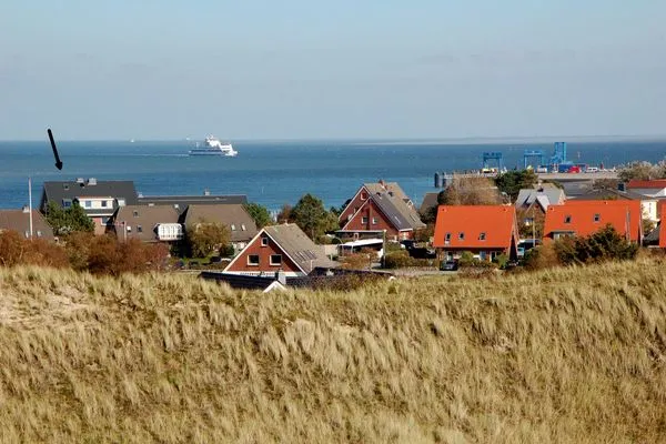 Lage der Ferienwohnung Tidenblick in Wittdün auf Amrum  Ferienwohnung Tidenblick