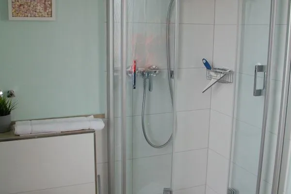 Badezimmer der Ferienwohnung Tidenblick in Wittdün auf Amrum  Ferienwohnung Tidenblick