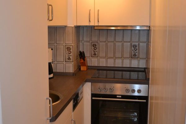  Nordstrand St. Peter-Bad - Küche mit Esstisch