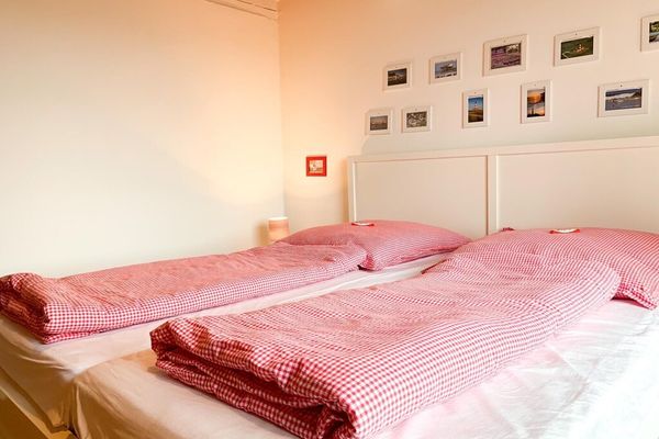  Weiße Reetdachkate Poppenbüll,Osterhever,Tetenbüll - Doppelbett