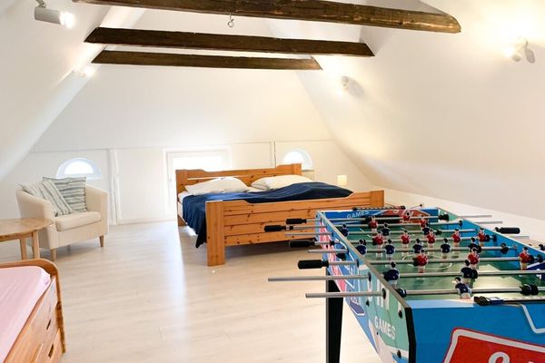  Weiße Reetdachkate Poppenbüll,Osterhever,Tetenbüll - Doppelbett