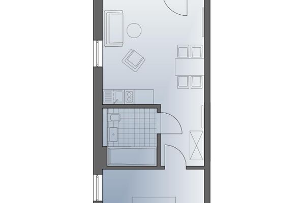 Haus Zingst Appartement 20 Zingst - Grundriss