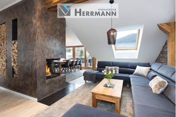 Chalet am Breitenberg Penthouse CB 12 Ferienwohnungen in Pfronten - Wohnzimmer im DG