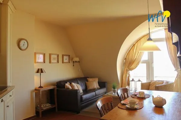 Wohnzimmer Haus Strandblick Ferienwohnung 19