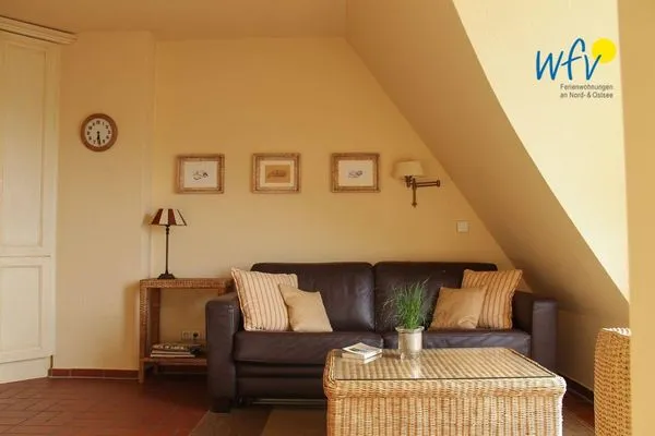 Wohnzimmer Haus Strandblick Ferienwohnung 19