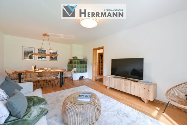  Ferienwohnung Am Biberbach Ferienwohnungen in Roßhaupten - Wohnzimmer