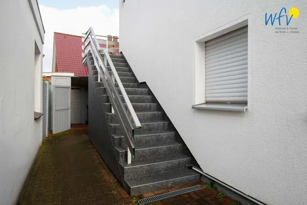 Fassade / Eingang Haus Dortmund Ferienwohnung Burchana