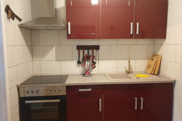  Apartment zum Windflüchter Wieck - Küche / Küchenzeile