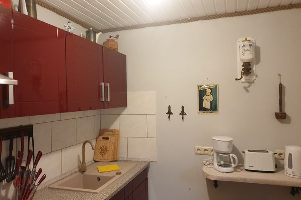  Apartment zum Windflüchter Wieck - Küche / Küchenzeile