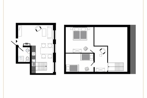  HW App. 6 Welt / Vollerwiek - Wohnungsaufteilung