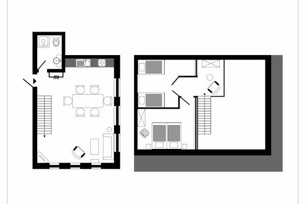  HW App. 7 Welt / Vollerwiek - Wohnungsaufteilung