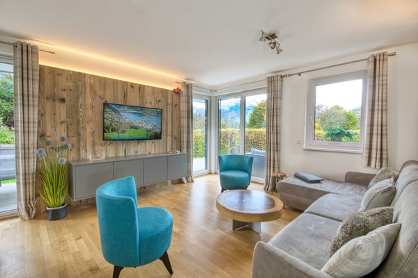 Appartement Golf & Glacier View  - Wohnzimmer