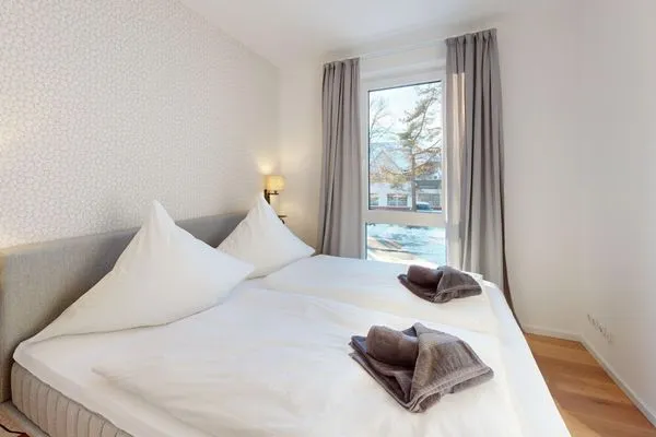 Schlafzimmer  Strandglück - mit Balkon, direkt am Strand