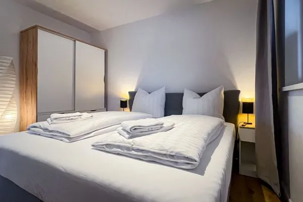 Schlafzimmer Gebirgsresort Ferienwohnung Schanzenblick