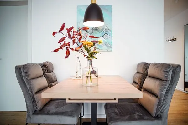 Wohnzimmer Gebirgsresort Ferienwohnung Schanzenblick