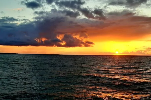 Sonnenuntergang Residenz am Strand Wohnung 1-21