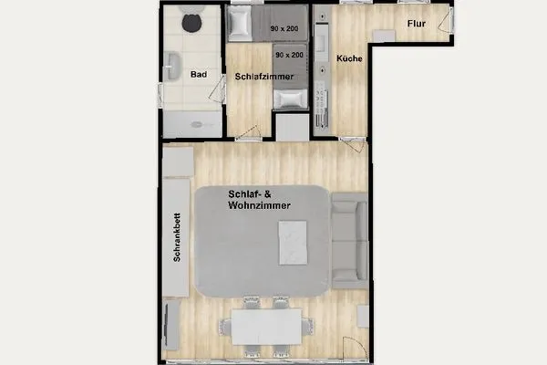 Grundriss Haus Poseidon Ferienwohnung Nordseeblick