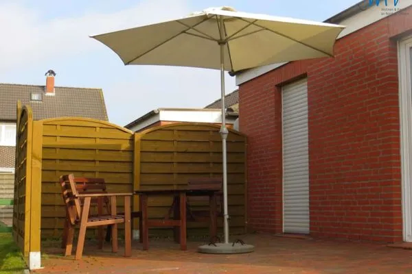 Terrasse Ferienhäuser Weerts Gatt Ferienhäuschen 6