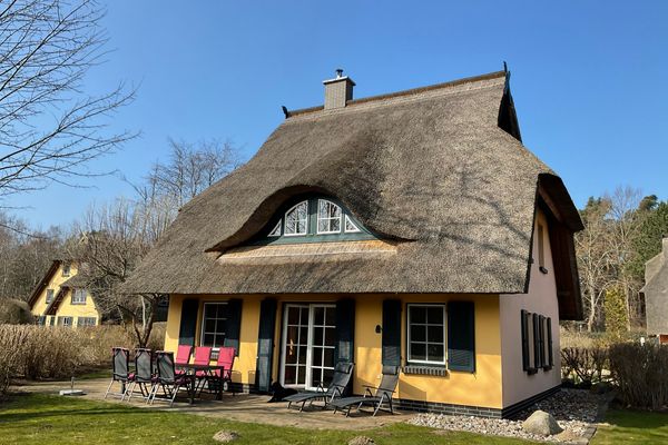 FERIENHÄUSER Küstenwaldvilla Ostseebad Dierhagen - Terrasse