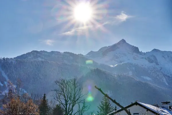 Blick auf Sehenswürdigkeit  Alpenkate