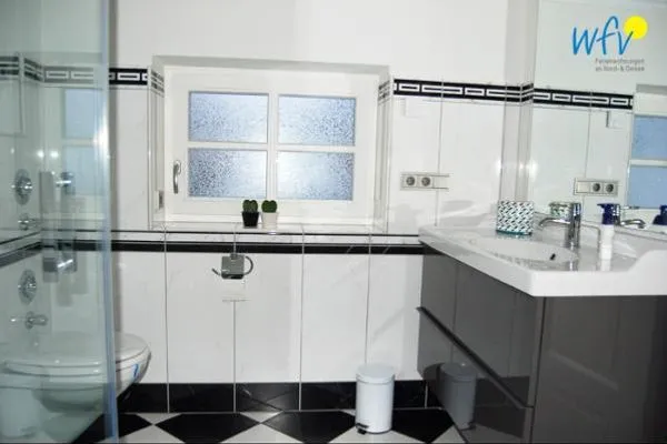 Badezimmer Ferienhaus Rademacher Ferienwohnung 1