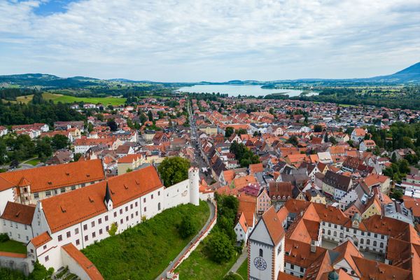 Stadthaus Schlossblick Ferienwohnung Mensel City 3 Ferienwohnungen in Füssen - Stadtansicht