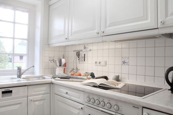  Hark-Olufs Hüs Whg. Eismöwe Nebel - Küche / Küchenzeile