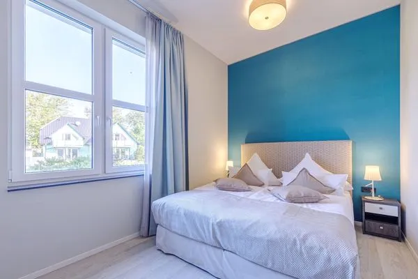 Ferienwohnung Sünnkieker Ostseebad Wustrow - ZweiWasser Alte Seefahrtschule Schlafzimmer  Sünnkieker