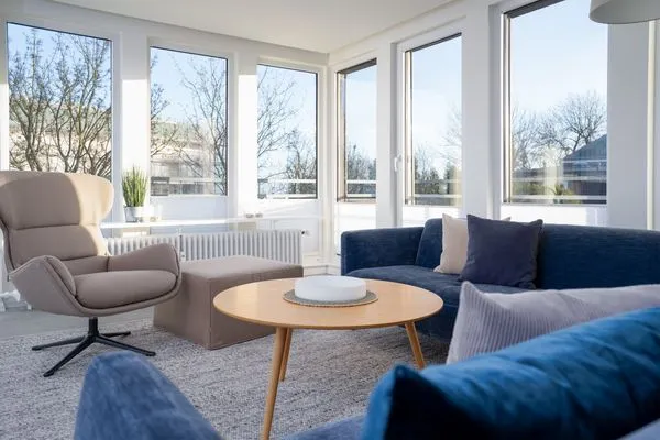 Wohnzimmer  (PAR1) Ferienwohnung "Appartement 28"