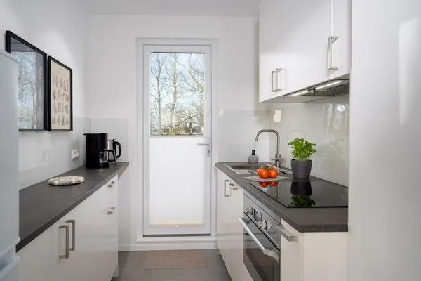 Küche / Küchenzeile  (PAR1) Ferienwohnung "Appartement 28"