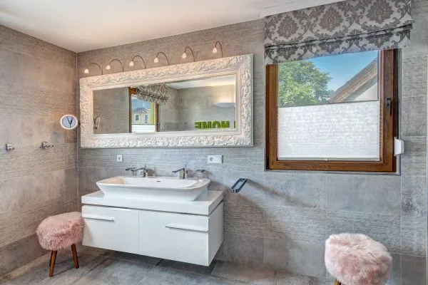 Badezimmer  Ferienhaus Kieferngrund