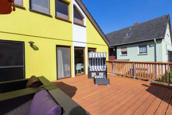 Terrasse  Ferienhaus Kieferngrund