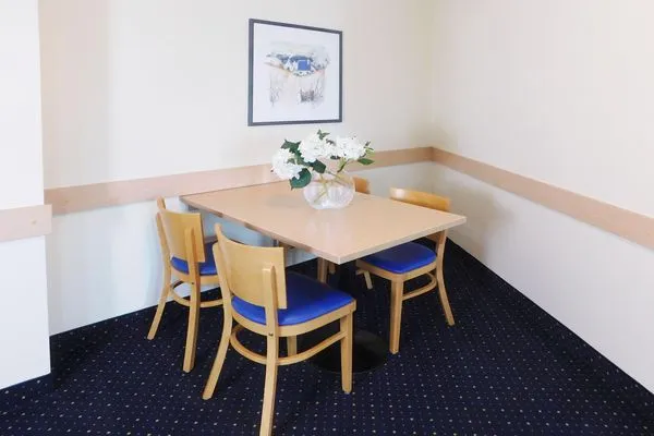 Ferienwohnung Meeresblau Zingst - Sitzgruppe  Meeresblau