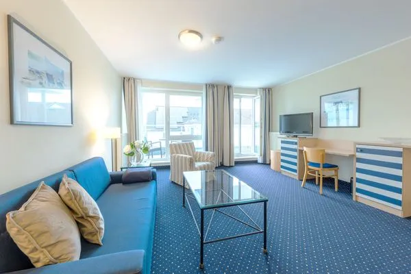 Ferienwohnung Deichkieker Aparthotel Zingst - Wohnzimmer  Deichkieker