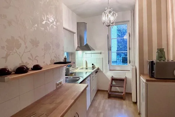 Multi-FeWo Haus Paradiesplatz Ferienwohnung Adam Lindau Insel - Küche