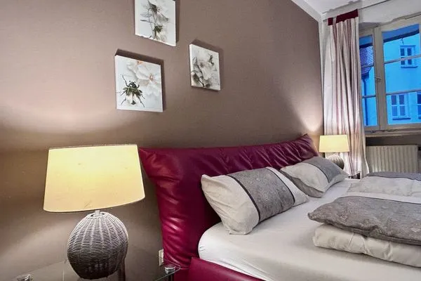 Multi-FeWo Haus Paradiesplatz Ferienwohnung Adam Lindau Insel - Schlafzimmer 2 - Doppelbett