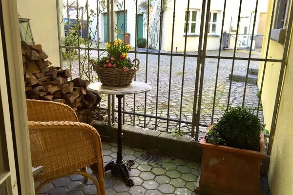 Multi-FeWo Haus Paradiesplatz Ferienapartment Eva Lindau Insel - Terrasse