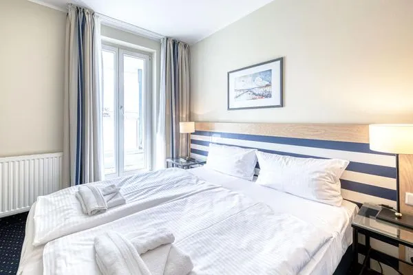 Ferienwohnung Grevenburg Aparthotel Zingst - Schlafzimmer  Grevenburg