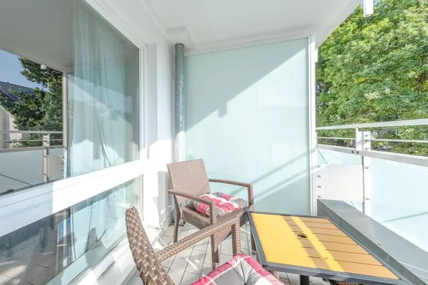 Ferienwohnung Kapitän Ed Aparthotel Zingst - Balkon  Kapitän Ed
