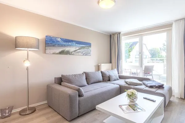 Ferienwohnung Kapitän Ed Aparthotel Zingst - Ausblick ins Grüne  Kapitän Ed