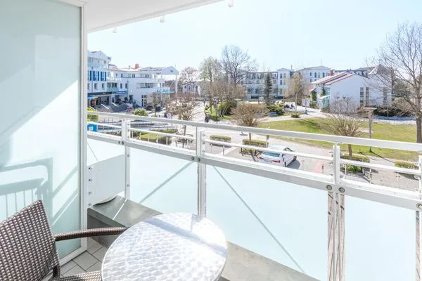 Ferienwohnung MeerZeit Zingst - Blick vom Balkon  MeerZeit