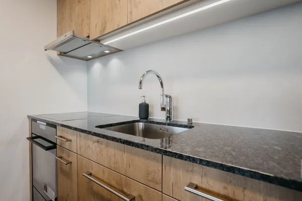 Kitchen with oven  Apartment Bergdohle