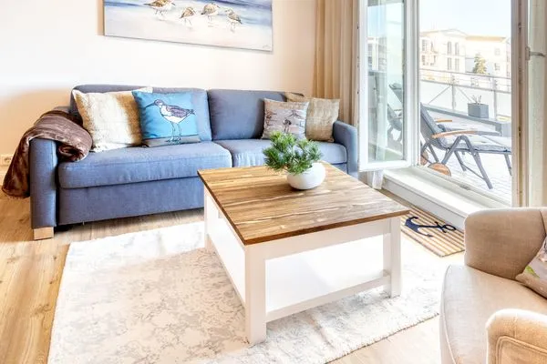 Ferienwohnung Strandläufer Aparthotel Zingst - Wohnraumdeteil  Strandläufer