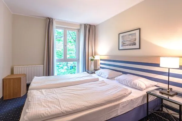 Ferienwohnung Strandhafer Aparthotel Zingst -  Schlafzimmer  Strandhafer