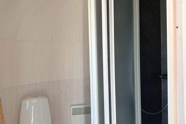  Tinyhouse Igloo Galadriel Belauer See - Badezimmer