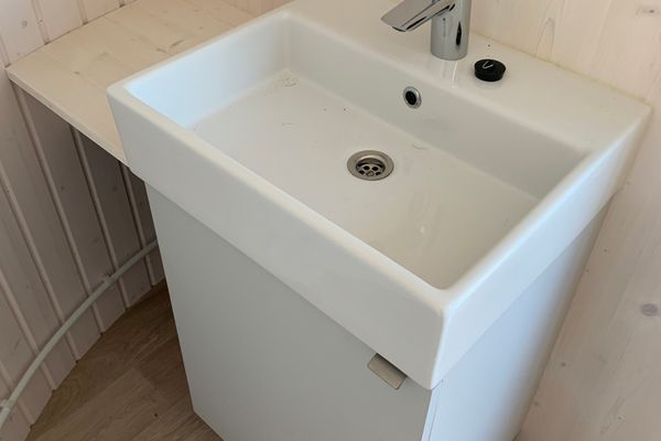  Tinyhouse Igloo Bilbo Belauer See - Badezimmer