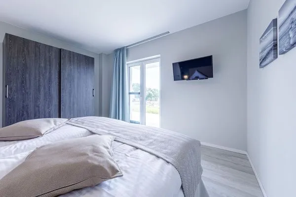 Ferienwohnung Boddenkieker Ostseebad Wustrow - ZweiWasser Alte Seefahrtschule Schlafzimmer  Boddenkieker