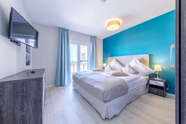 Ferienwohnung Boddenkieker Ostseebad Wustrow - ZweiWasser Alte Seefahrtschule Schlafzimmer  Boddenkieker