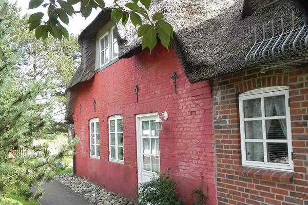 Fassade / Eingang Hüs Sanskiin Ferienwohnung *Driiwholt*